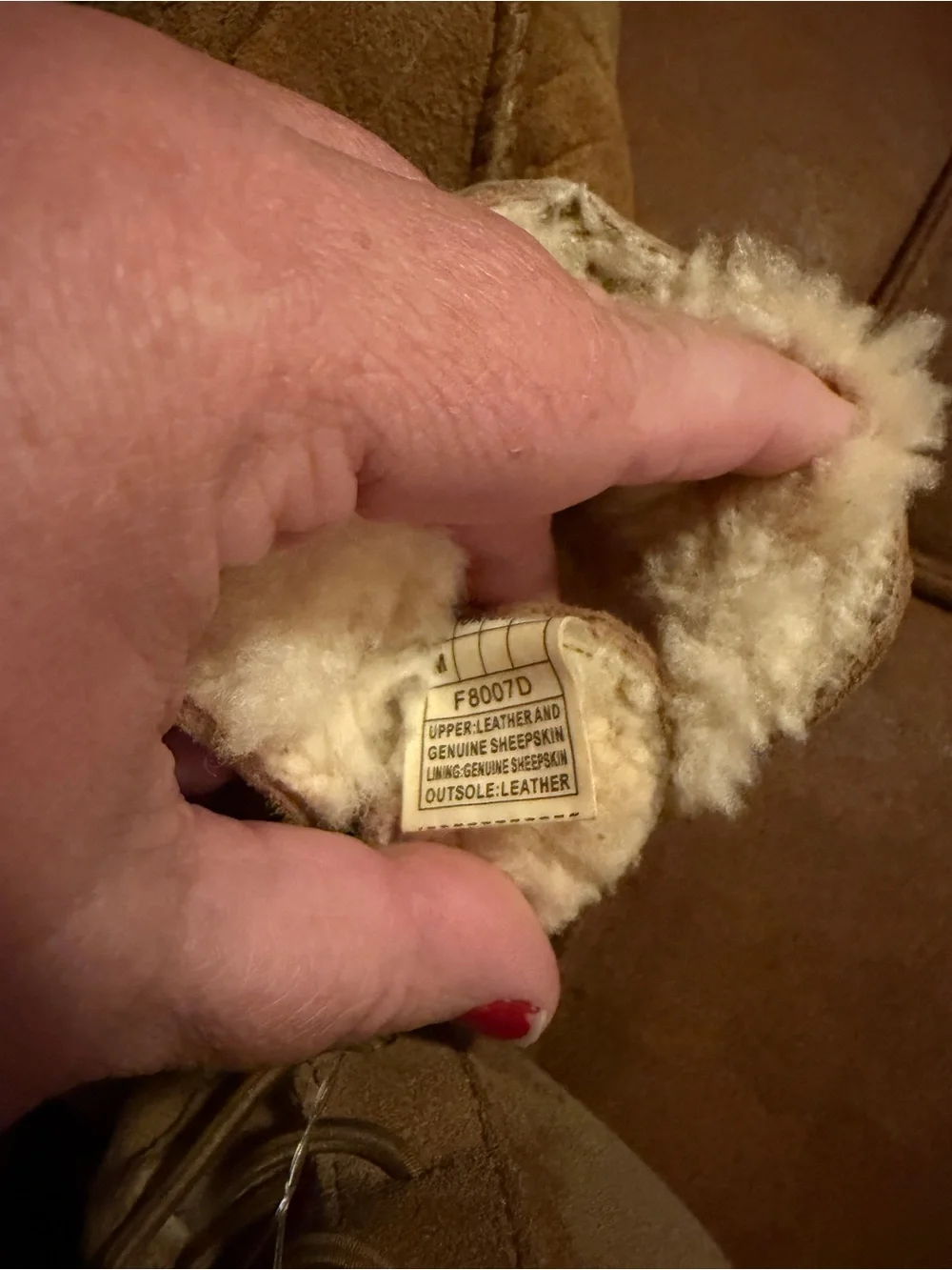 Ugg Toddler Shearling-Lined Suede Boots - Tan